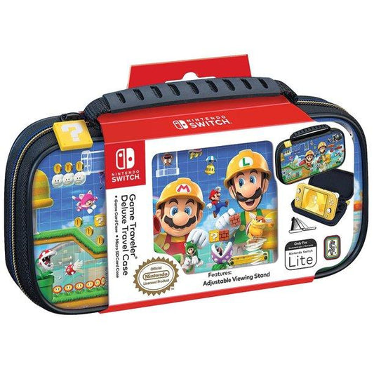 Nintendo Switch - Super Mario Maker 2 Game Traveler Deluxe Travel Case