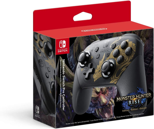 Nintendo Switch Pro Controller - Monster Hunter Rise Edition